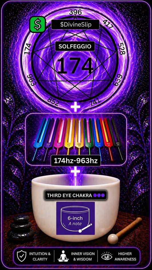 174hz SOLFEGGIO + A NOTE SINGING BOWL + TUNING FORKS (GROUNDING+HEALING LOWER CHAKRAS 🔴🟠🟡) VOL. 2
