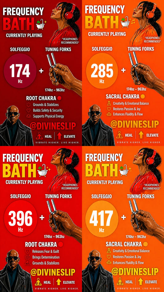 174hz-417hz (SOLFEGGIO + TUNING FORKS) (BALANCES LOWER CHAKRAS 🔴🟠🟡 VOL. 2