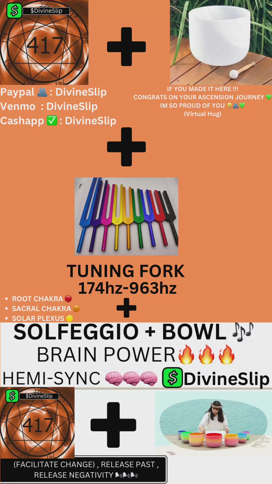 417 SOLFEGGIO + A NOTE SINGING BOWL + TUNING FORKS (BALANCES SACRAL CHAKRA 🟠) (30 MINUTES)