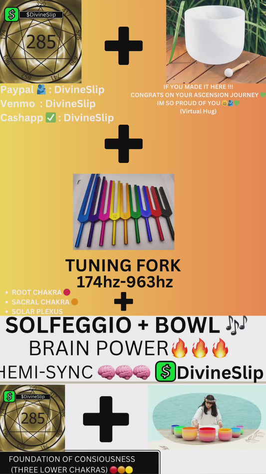 285hz SOLFEGGIO + A NOTE SINGING BOWL + TUNING FORKS (GROUNDS LOWER CHAKRAS 🔴🟠🟡) (30 MINUTES)